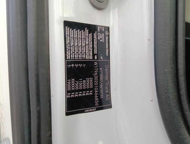 Mercedes-Benz Actros 2536 6x2 - Euro 6 -Schuifkap -Climate Control TT 4893