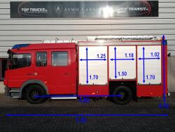 Mercedes-Benz ATEGO 1426 F 2.000 ltr watertank, 100ltr Schuim -Ziegler -Compleet met straalpijp, monitor -Tankautospuit TT 4901