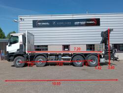 Renault C430 8x4 - HIAB 22TM Kraan, Kran, Crane -Climate Control -Remote Control TT 4917