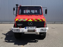 Mercedes-Benz Unimog U 1550 L 4x4 Unimog U1550 L (437) Mercedes Benz, Doppelkabine, SIDES CCF2000 ltr. - Expeditievoertuig, Camper TT 3830