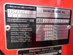 Mercedes-Benz Unimog 1550L37 4x4 Unimog U1550 L (437) Mercedes Benz,  SIDES CCF2000 ltr. - Expeditievoertuig, Camper TT 4085