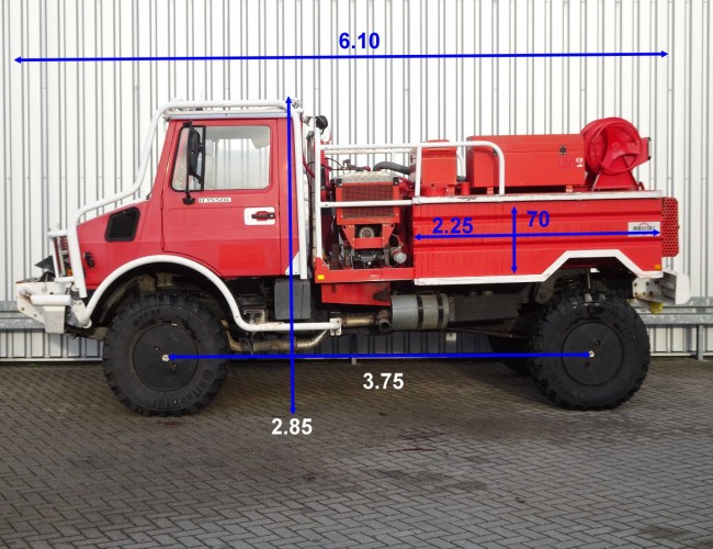 Mercedes-Benz Unimog 1550L37 4x4 Unimog U1550 L (437) Mercedes Benz,  SIDES CCF2000 ltr. - Expeditievoertuig, Camper TT 4085