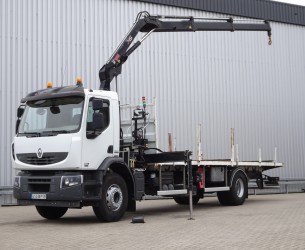 Renault Premium Lander 280.19 Hiab 111 HiDuo Kraan, Crane, Kran - Euro 5 TT 4100