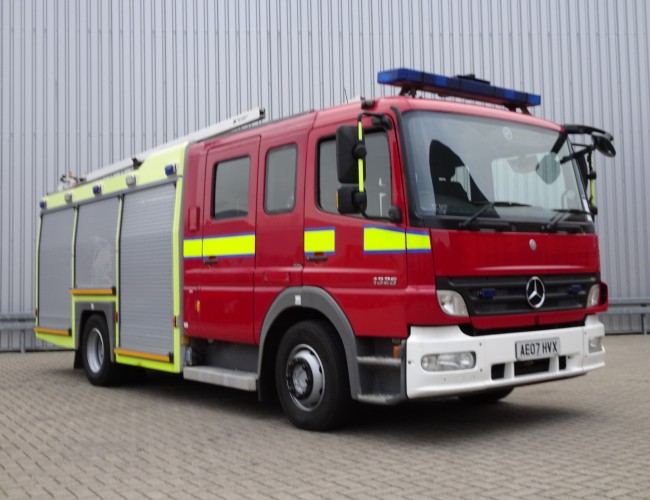 Mercedes-Benz Atego 1324 RHD - Crewcab, Doppelcabine - 1.400 ltr watertank - Feuerwehr, Fire brigade, More in Stock!! TT 4125