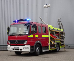 Mercedes-Benz Atego 1325 RHD - Crewcab, Doppelcabine - 1.400 ltr watertank - Feuerwehr, Fire brigade, More in Stock!! TT 4127