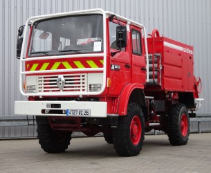 Renault M180 Midliner 4x4 Doppelcabine - 3.600 ltr watertank - Feuerwehr, Fire brigade, Expeditie, Camper TT 4145