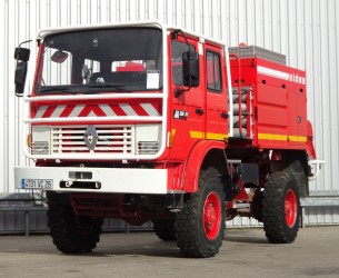 Renault M180 Midliner 4x4 Doppelcabine - 4.400 ltr watertank - Feuerwehr, Fire brigade, Expeditie, Camper TT 4150