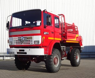 Renault M150 Midliner 4x4 - 2.000 ltr watertank - feuerwehr - fire brigade - brandweer - Lier, Winch, Winde - Expeditie - Camper TT 4153