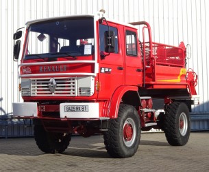 Renault M150 Midliner 4x4 - 2.000 ltr watertank - feuerwehr - fire brigade - brandweer - Lier, Winch, Winde - Expeditie - Camper TT 4154