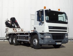 DAF FAT CF85.410 6x4 - 16TM HIAB Kraan, Crane, Kran, Grue - BB - Remote control TT 4193