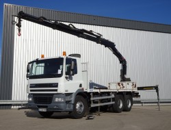 DAF FAT CF85.410 6x4 - 16TM HIAB Kraan, Crane, Kran, Grue - BB - Remote control TT 4193