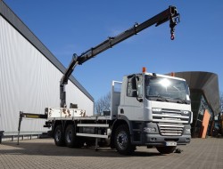 DAF FAT CF85.410 6x4 - 16TM HIAB Kraan, Crane, Kran, Grue - BB - Remote control TT 4193