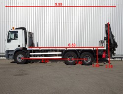 DAF FAT CF85.410 6x4 - 16TM HIAB Kraan, Crane, Kran, Grue - BB - Remote control TT 4193