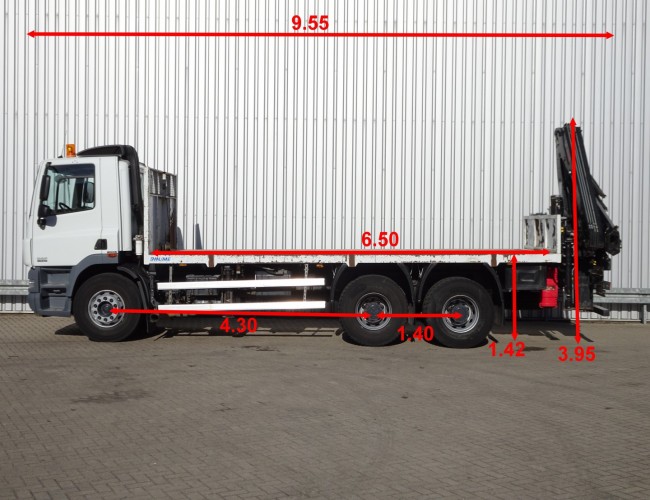 DAF FAT CF85.410 6x4 - 16TM HIAB Kraan, Crane, Kran, Grue - BB - Remote control TT 4193