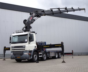 DAF FAX CF85.410 8x2 - HIAB 70TM Kraan, Crane, Kran, Grue -Xtra funct. TT 4201