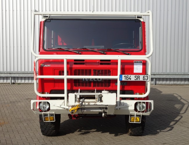 Iveco Unic 80.140 4x4 -Feuerwehr, Fire brigade -1.750 ltr watertank - 3t. Lier, Wich, Winde -, Expeditie, Camper TT 4206