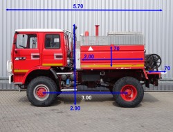 Renault M180 Midliner 4x4 -Feuerwehr, Fire brigade -4.000 ltr watertank - Expeditie, Camper TT 4219