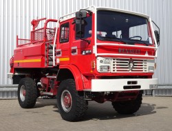 Renault M180 Midliner 4x4 -Feuerwehr, Fire brigade -4.000 ltr watertank - Expeditie, Camper TT 4220