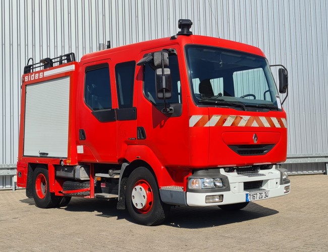 Renault Midlum 180.10 Doppelcabine - 1.500 ltr watertank - Feuerwehr, Fire brigade TT 4298