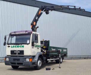 MAN 14.224 12TM Kraan, Crane, Kran bj. 2006!! - Remote control - Lier, Winch, Winde TT 4304