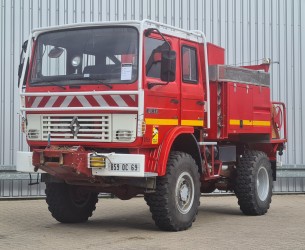 Renault 85 150 4x4 -Feuerwehr, Fire brigade - 2.500 ltr watertank - Expeditie, Camper - 5t. Lier, Winch TT 4314