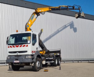Renault Kerax 320 DCI 6x4, 17TM Kraan, Crane, Kran - Haakarm, Hooklift, Abrolkipper, BB, Manuel TT 4318