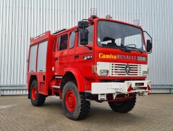 Renault M180 Midliner 4x4 -Feuerwehr, Fire brigade - 1.200 ltr watertank - Expeditie, Camper TT 4321