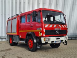 Mercedes-Benz 1524 Brandweer, Feuerwehr, Fire brigade - Dubble cabin, mannschaftskabine - 3.000 ltr water tank- pomp TT 4327
