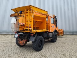 Unimog Mercedes Benz U 1200 4x4 Kipper, Tipper - Frontlader - Winterdienst, Winterschicht TT 4350