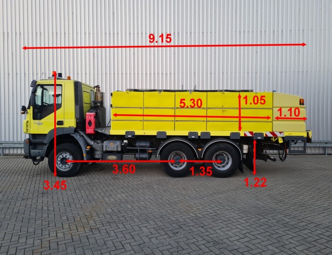 Iveco Trakker 410 6x4 - Big Axle - Winterdienst, Winterschicht - Waterwagen, Wasserwagen TT 4352