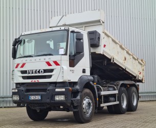 Iveco Trakker AD260T33 6x4 - Kipper, Tipper, Benne - Manuel - Big Axle - BB - Full Steel TT 4358