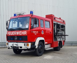 Mercedes-Benz 917 AK 4x4 -Feuerwehr, Fire brigade - 1.250 ltr watertank - Expeditie, Camper TT 4390