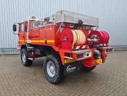 Renault M150 Midliner 4x4 -Feuerwehr, Fire brigade - 1.500 ltr watertank - Expeditie, Camper - 3,2 t. Lier, Winch TT 4406