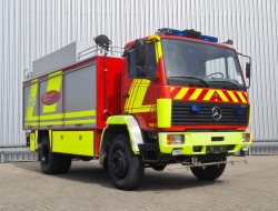 Mercedes-Benz 1124 AF 4x4 - 1.800 ltr water - 600 ltr Foam - Feuerwehr, Fire brigade - Expeditie, Camper TT 4435