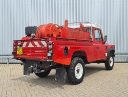 Land Rover Defender 110 4x4 - 2.4 TD - TD5 -4WD - Brandweer, 500 ltr Watertank, pomp, pick up TT 4468