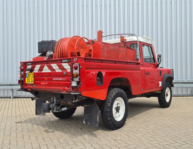 Land Rover Defender 110 4x4 - 2.4 TD - TD5 - 500 ltr Watertank, pomp, pick up - Fire, Bomberos TT 4468