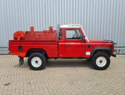 Land Rover Defender 110 4x4 - 2.4 TD - TD5 - 500 ltr Watertank, pomp, pick up - Fire, Bomberos TT 4468