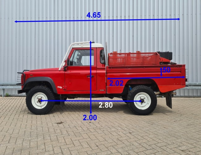 Land Rover Defender 110 4x4 - 2.4 TD - TD5 - 500 ltr Watertank, pomp, pick up - Fire, Bomberos TT 4468