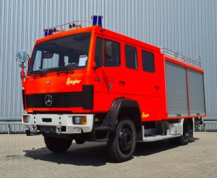 Mercedes-Benz 1120 AF 4x4 - 2.400 ltr watertank -Feuerwehr, Fire brigade - Expeditie, Camper TT 4475