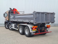 Iveco X-way 480 8x4 - 13TM Palfinger Kraan, Crane, Kran, Grue - Kipper, Tipper, Benne TT 4493