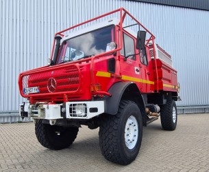 Mercedes-Benz Unimog U 5000 4x4 - (type 437.4) Doppelkabine,Überrollkäfig - SIDES CCF4000 ltr. - Expeditievoertuig, Camper TT 4497