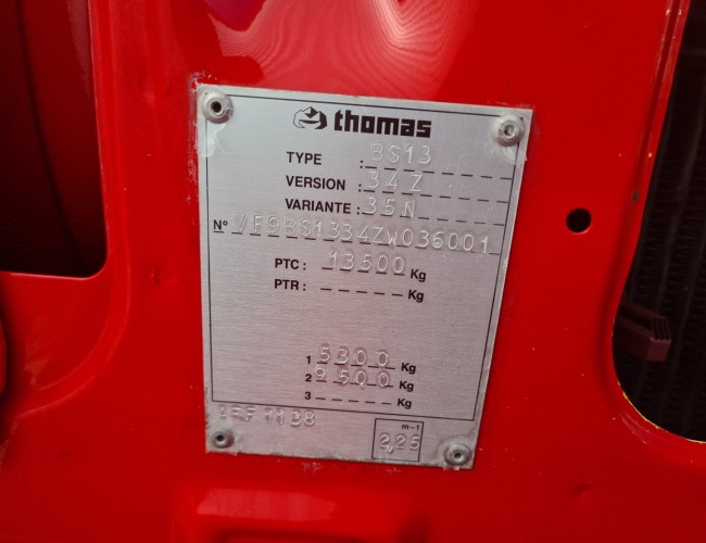 Thomas Sides BS13 4x4 - 2.000 ltr - Crashtender - Flughafen - Airport - Renault -4x4 Unimog U1550 L (437) 2.000ltr,  SIDES CCF Feuerwehr, Expeditievoertuig, Camper Fire TT 4516