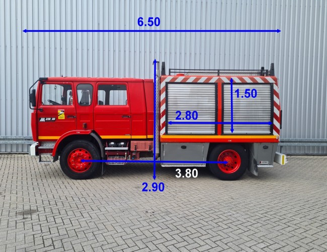 Renault M210 Doppelcabine - 4.500 ltr watertank - Feuerwehr, Fire brigade TT 4533