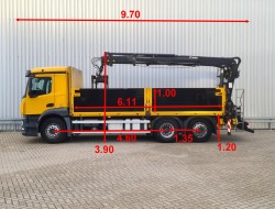 Mercedes-Benz Antos 2540 6x2 - Hiab 16TM Kraan, Crane, Kran - Bouw - Stuuras TT 4546