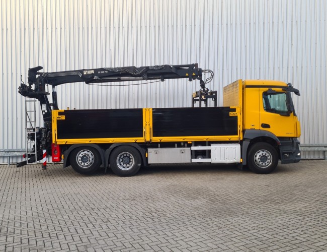 Mercedes-Benz Antos 2540 6x2 - Hiab 16TM Kraan, Crane, Kran - Bouw - Stuuras TT 4546