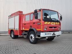 Renault Midliner M220 3.000 ltr water tank, Brandweer, Feuerwehr, Fire brigade - Dubble cabin, mannschaftskabine - pomp TT 4549