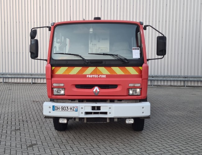Renault Midliner M220 3.000 ltr water tank, Brandweer, Feuerwehr, Fire brigade - Dubble cabin, mannschaftskabine - pomp TT 4549