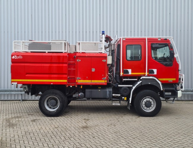 Renault Midlum 370 DCI 4x4- Brandweer, Feuerwehr, Fire - Doppelcabine - 4.000 ltr water - 500 ltr Foam TT 4568