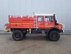 Mercedes-Benz Unimog U 5000 4x4 -(type 437.4) 4000 ltr. - Doppelkabine, Uberrollkafig - Expeditievoertuig, Camper TT 4570