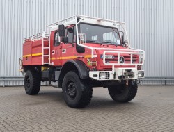 Mercedes-Benz Unimog U 5000 4x4 -(type 437.4) 4000 ltr. - Doppelkabine, Uberrollkafig - Expeditievoertuig, Camper TT 4570